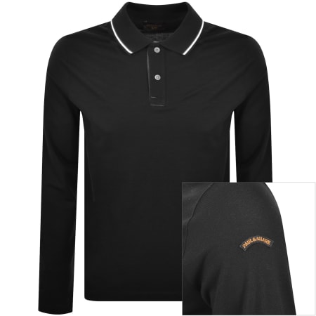 Product image for Paul And Shark Polo T Shirt Black
