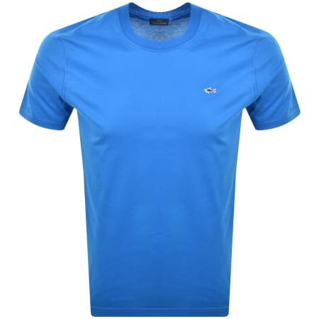 Product image for Paul And Shark Logo T Shirt Blue