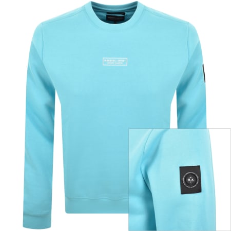 Product image for Marshall Artist Siren Box Sweatshirt Blue