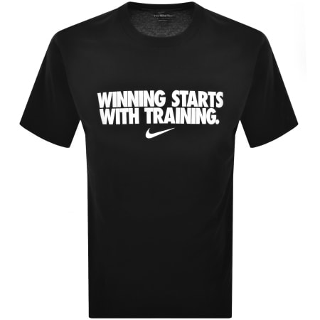 Product image for Nike Training Dri Fit Winning T Shirt Black