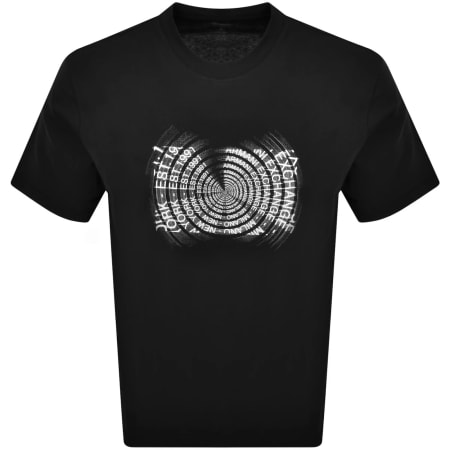 Product image for Armani Exchange Graphic T Shirt Black Spire
