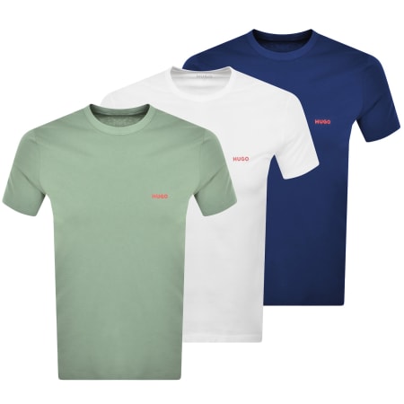 Product image for HUGO Triple Pack Crew Neck T Shirts
