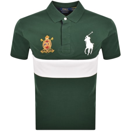 Product image for Ralph Lauren Custom Slim Fit Polo T Shirt Green