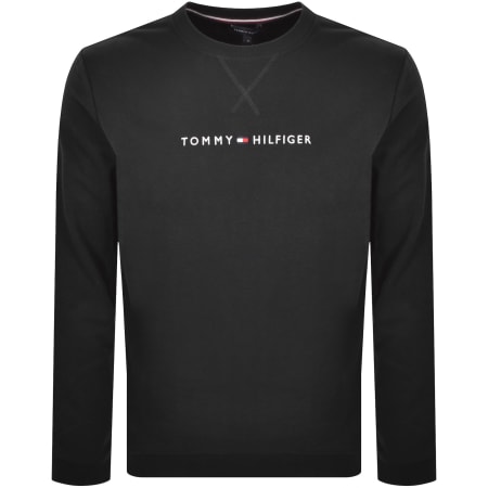 Product image for Tommy Hilfiger Track Top Sweatshirt Black