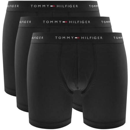 Product image for Tommy Hilfiger 3 Pack Boxer Briefs Black