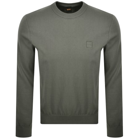 Product image for BOSS Kanovano Knit Jumper Grey