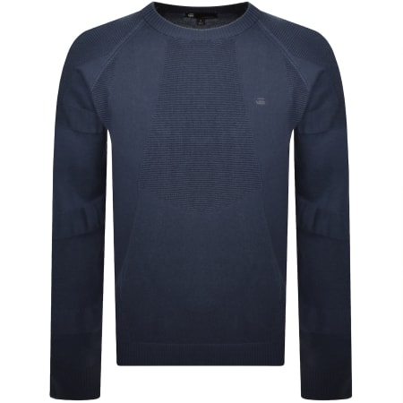 Product image for G-Star 3D Biker Knit Jumper India Ink