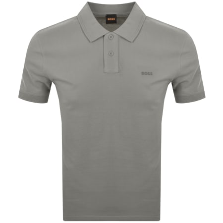 Product image for BOSS Prime Polo T Shirt Grey