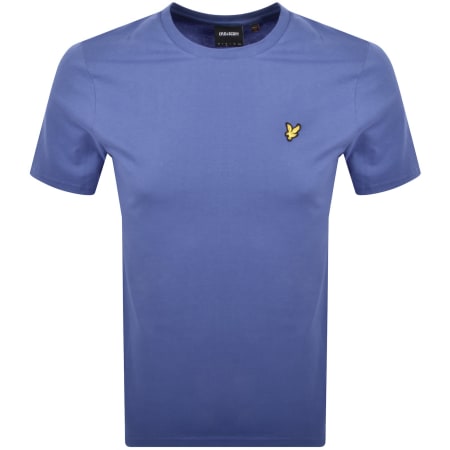 Product image for Lyle And Scott Crew Neck T Shirt Blue