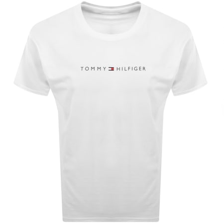 Product image for Tommy Hilfiger Logo T Shirt White