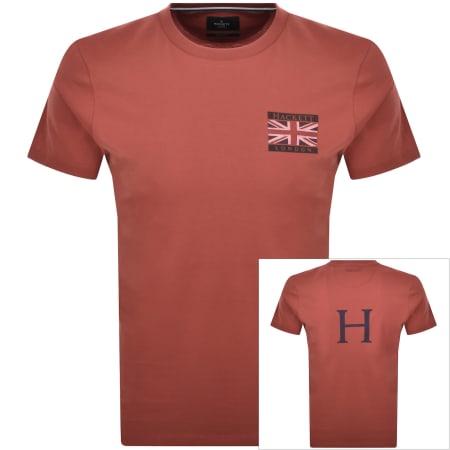 Product image for Hackett Rally Union Jack T Shirt Orange