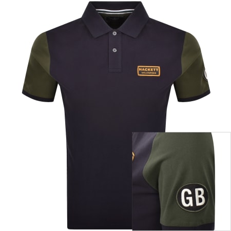 Product image for Hackett Heritage Rally Polo Navy