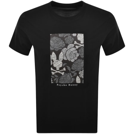 Product image for Psycho Bunny Rowen Graphic T Shirt Black