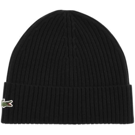 Product image for Lacoste Knitted Beanie Black