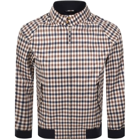 Product image for Aquascutum Club Check Jacket Navy