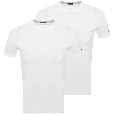 Product image for DSQUARED2 2 Pack T Shirts White