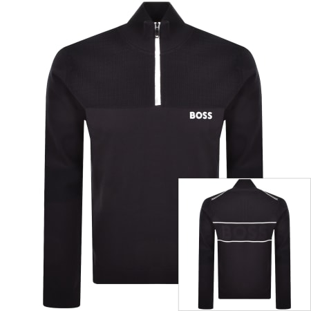 Product image for BOSS K Hydro QZ Sweatshirt Navy