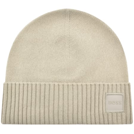 Product image for BOSS Akaio Wool Blend Beanie Beige