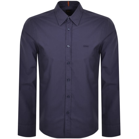 Product image for BOSS Relegant 6 Regular Fit Shirt Navy