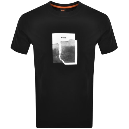 Product image for BOSS Brokenice T Shirt Black