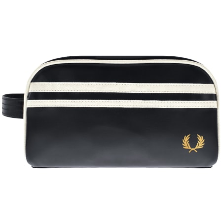 Product image for Fred Perry Coated Polyester Wash Bag Navy