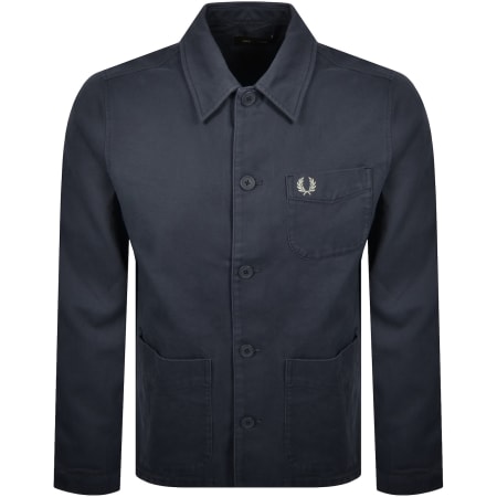 Product image for Fred Perry Bedford Corduroy Overshirt Blue