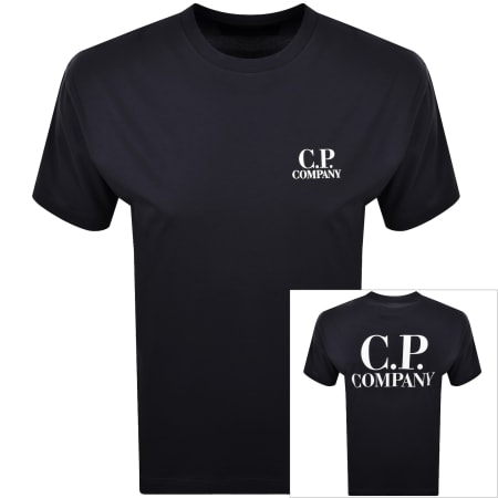 Product image for CP Company Logo T Shirt Total Eclipse