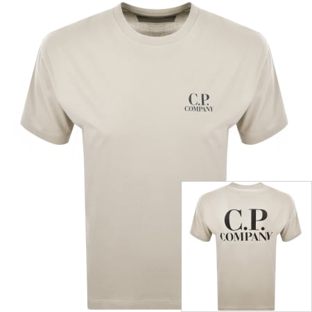Product image for CP Company Logo T Shirt Pistachio Shell
