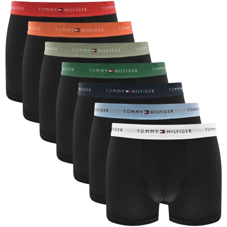 Product image for Tommy Hilfiger Underwear 7 Pack Trunks Black