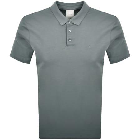 Product image for Calvin Klein Chest Emblem Polo Sedona Sage