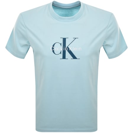 Product image for Calvin Klein Jeans Hero Monologo T Shirt Blue
