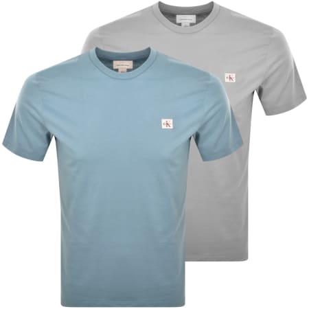 Product image for Calvin Klein Jeans 2 Pack Badge T Shirts