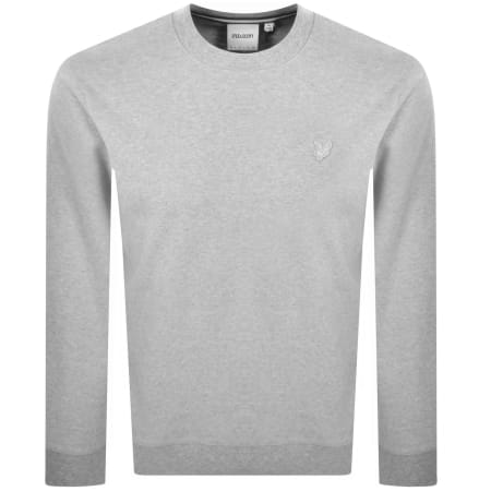 Product image for Lyle And Scott Interlock Sweatshirt Grey