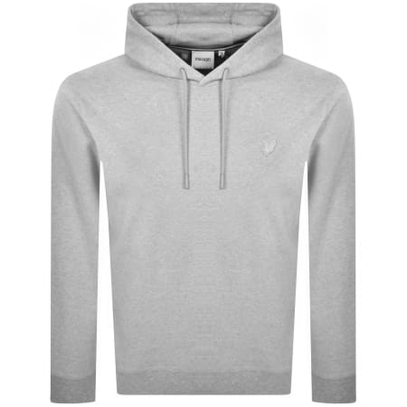 Product image for Lyle And Scott Interlock Hoodie Grey