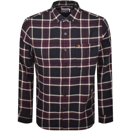 Product image for Farah Christian Overshirt Bordeaux Burgundy