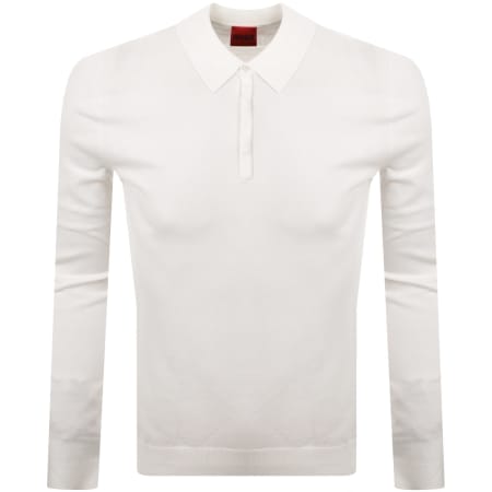 Product image for HUGO San Pippo Slim Fit Polo T Shirt Cream