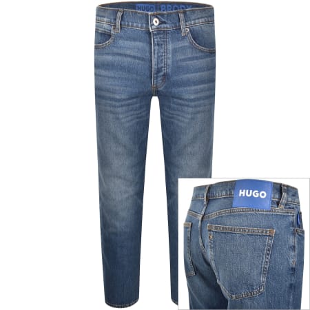 Product image for HUGO Blue Brody Tapered Jeans Medium Blue