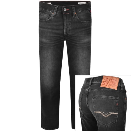 Product image for Replay Deryck Regular Fit Jeans Dark Grey