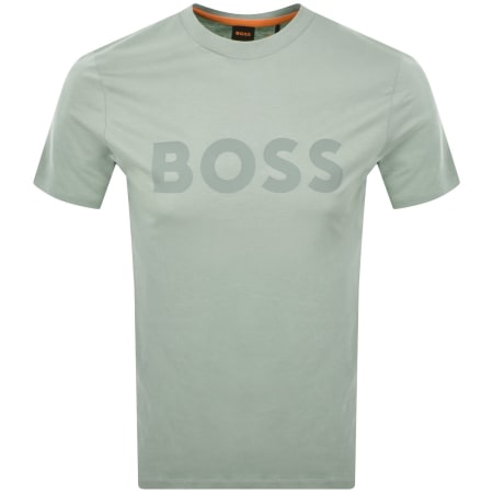 Product image for BOSS Thinking 1 Logo T Shirt Green
