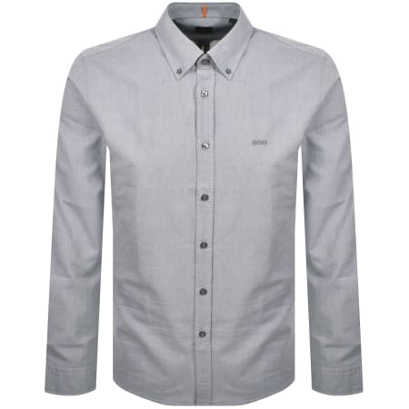 Product image for BOSS Rickert Long Sleeved Shirt Grey