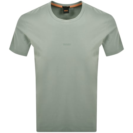 Product image for BOSS TChup Logo T Shirt Open Green