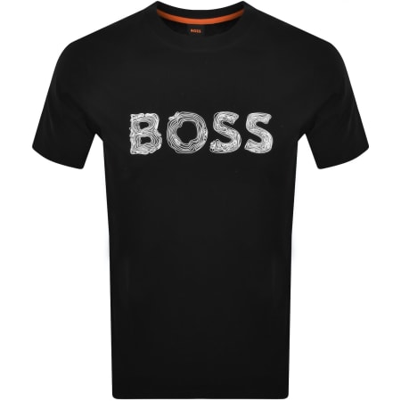 Product image for BOSS Frozen Logo T Shirt Black