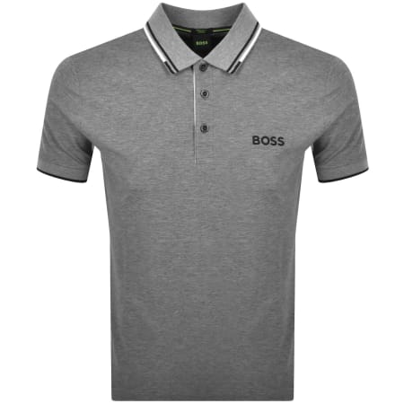 Product image for BOSS Paddy Pro Polo T Shirt Medium Grey