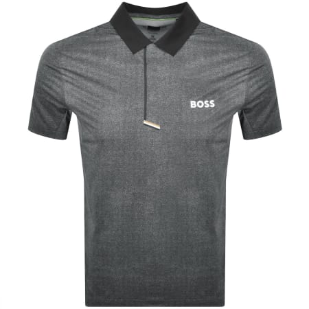 Product image for BOSS Paddy Tech Polo T Shirt Black
