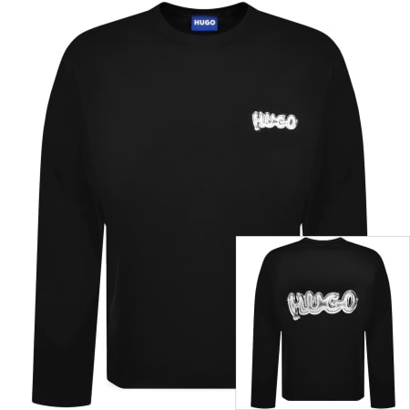 Product image for HUGO Blue Nyrocrew Sweatshirt Black
