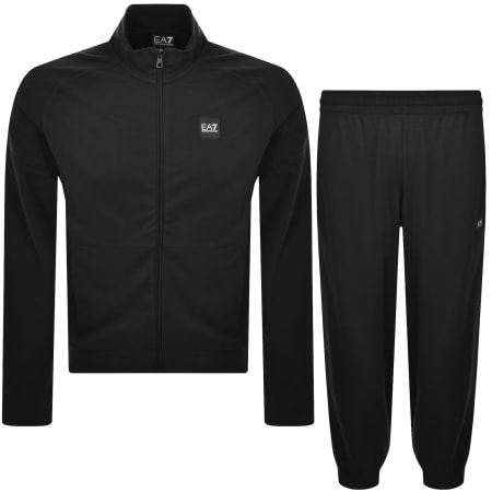 Product image for EA7 Emporio Armani Logo Tracksuit Black