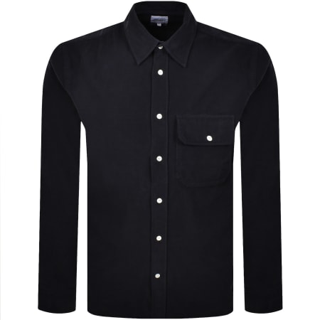 Product image for Norse Projects Algot Micro Cord Shirt Navy