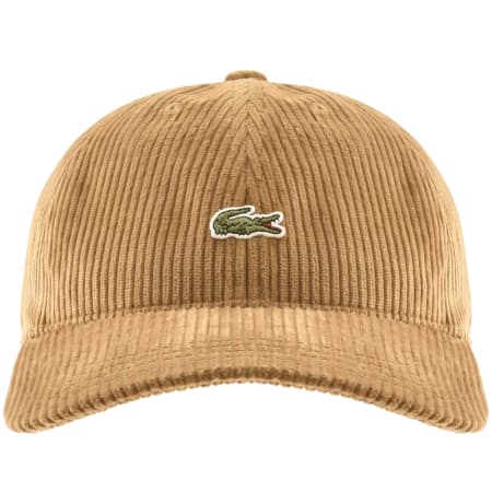 Product image for Lacoste Velour Baseball Cap Brown