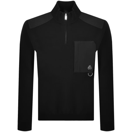 Product image for Moose Knuckles Elowan QZ Sweatshirt Black