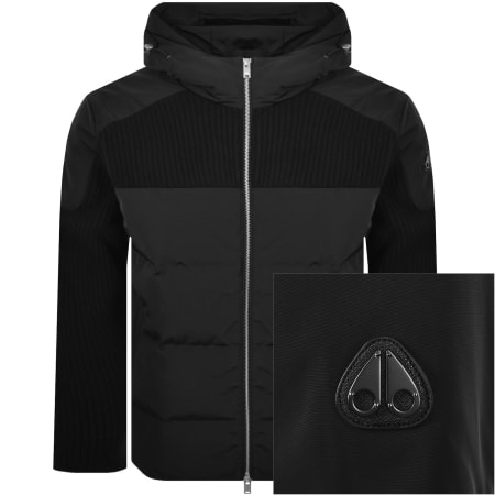 Product image for Moose Knuckles Glenvale Knit Hybrid Jacket Black